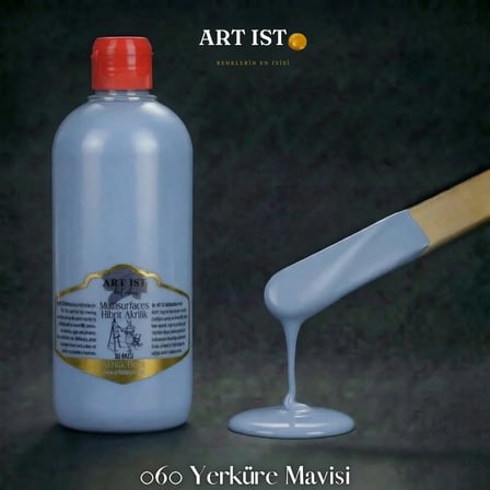 ART IST Multisurfaces Su Bazlı Akrilik Boya 500 ml - 060 Yerküre Mavisi