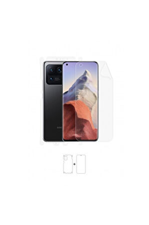 Xiaomi Mi 11 Ultra 360 ° Full Body Ekran Koruyucu Kaplama Ön Arka Yan Darbe Emici Poliüretan Film