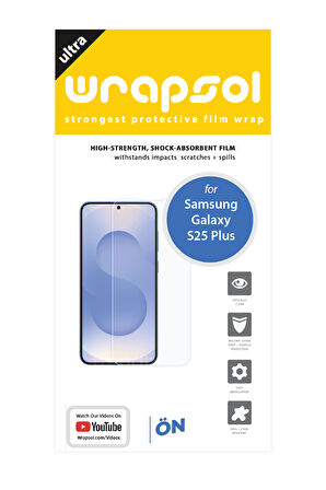 Samsung Galaxy S25 Plus Kırılmaz Ekran Koruyucu Termoplastik TPU Film