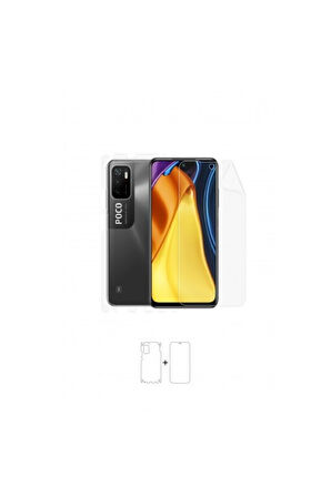Xiaomi Poco M3 Pro 5g Full Body Ekran Koruyucu Ön Arka Yan Darbe Emici Poliüretan Film