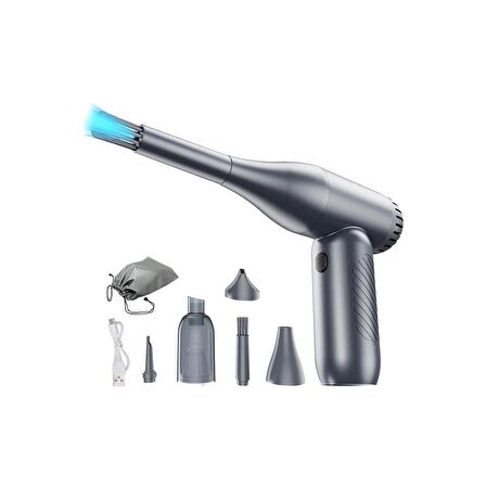 WRAPSOL AG01 AIR GUN VACUUM CLEANER TURBO GUN GRAY