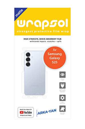 SAMSUNG GALAXY S25 EKRAN KORUYUCU POLİÜRETAN FİLM