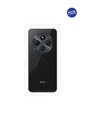 Xioami Redmi Note 14 Mat Arka ve Yan Koruyucu TPU Film