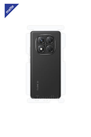 Xiaomi Redmi Note 14 Pro 5G Mat Arka ve Yan Koruyucu Kaplama Poliüretan Film