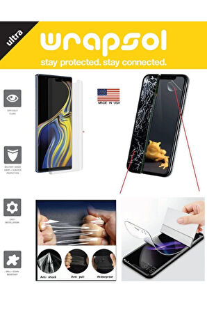 Xiaomi Redmi Note 9s Ekran Koruyucu Kaplama Darbe Emici Poliüretan Film Amerika Üretimi