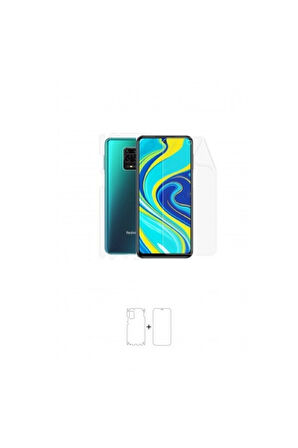 Xiaomi Redmi Note 9 Pro Max Full Body Ekran Koruyucu Ön Arka Yan Darbe Emici Poliüretan Film