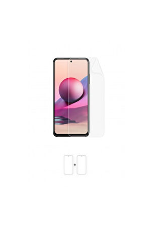 Xiaomi Redmi Note 10s Ekran Koruyucu Kaplama Darbe Emici Poliüretan Film Amerika Üretimi