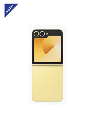 SAMSUNG GALAXY Z FLIP 6 MAT ARKA YAN KORUYUCU FİLM EKRAN KORUYUCU