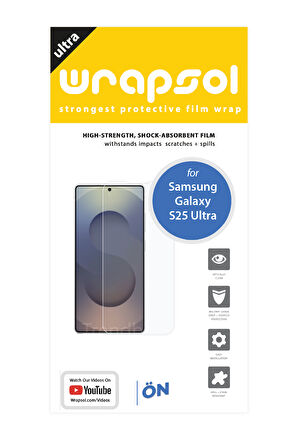 Samsung Galaxy S25 Ultra Ekran Koruyucu Poliüretan Film