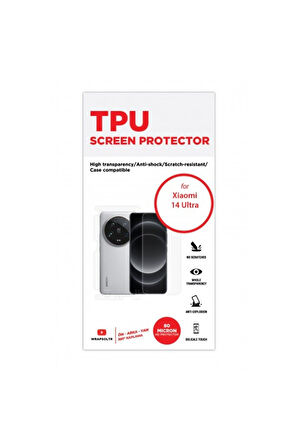 Xiaomi 14 Ultra 360 ° Full Body Ekran Koruyucu Kaplama Ön Arka Yan Darbe Emici Hd Film