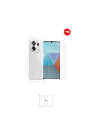 Xiaomi Redmi Note 13 Pro Ön, Arka ve Yan 360 Derece Tam Kaplama Tpu Film