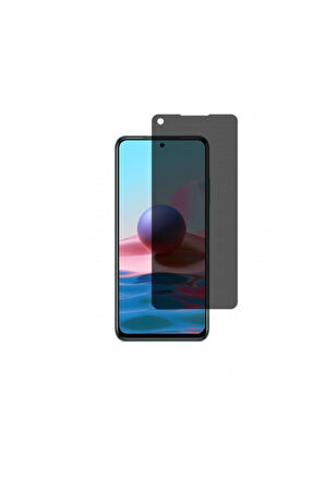 Xiaomi Redmi Note 10 Mat Hayalet Ekran Koruyucu Yandan Bakınca Görünmeyen Privacy Ekran Koruyucu
