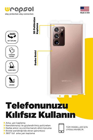 Xiaomi Civi 3 Arka Ve Yan Kaplama Köşeler Dahil Kaplayan Poliüretan Film