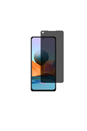Xiaomi Redmi Note 10 Pro Max Mat Hayalet Ekran Koruyucu Yandan Bakınca Görünmeyen Ekran Privacy