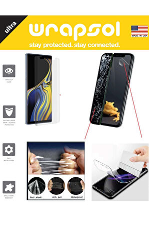 Xiaomi Mi 10t Pro 360 ° Full Body Ekran Koruyucu Kaplama Ön Arka Yan Darbe Emici Poliüretan Film