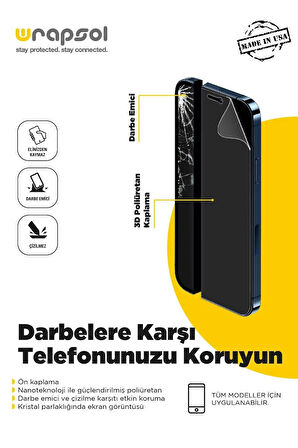 Xiaomi Civi 3 Ekran Koruyucu Tam Kaplayan Esnek Poliüretan Film