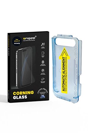 iPhone 15 Hayalet Kırılmaz Cam Corning Glass