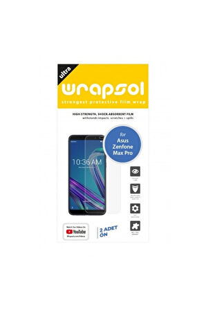 Asus Zenfone Max Pro Ekran Koruyucu Kaplama Darbe Emici Poliüretan Film Amerika Üretimi