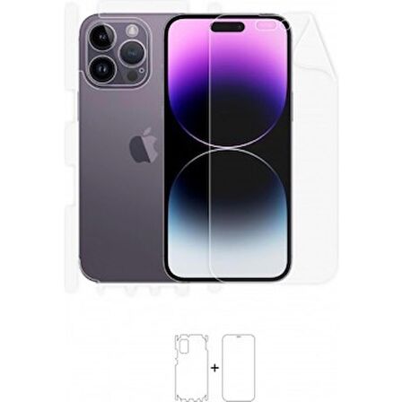 Iphone 15 Full Body 360 Derece Ön Arka Ve Yan Koruyucu Tpu Film