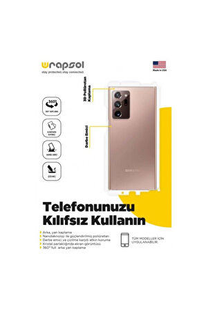 Xiaomi Redmi Note 13 Pro Arka ve Yan Koruyucu Poliüretan Film