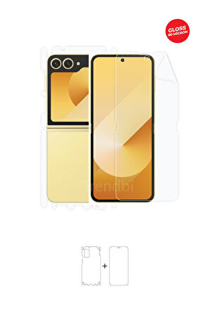 SAMSUNG GALAXY Z FLIP 6 TPU FULL BODY KORUYUCU FİLM EKRAN KORUYUCU