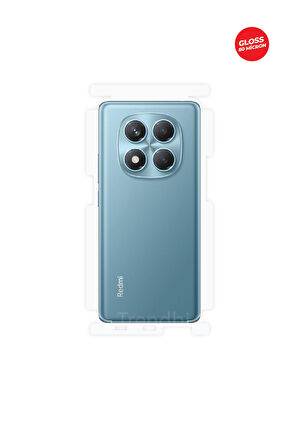 Xiaomi Redmi Note 14 Pro Parlak Arka ve Yan Koruyucu TPU Film