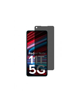 Xiaomi Redmi Note 11t Mat Hayalet Ekran Koruyucu Yandan Bakınca Görünmeyen Privacy Ekran Koruyucu