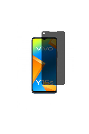 Vivo Y15s Mat Hayalet Ekran Koruyucu Kaplama Yandan Bakınca Görünmeyen Privacy Ekran Koruyucu