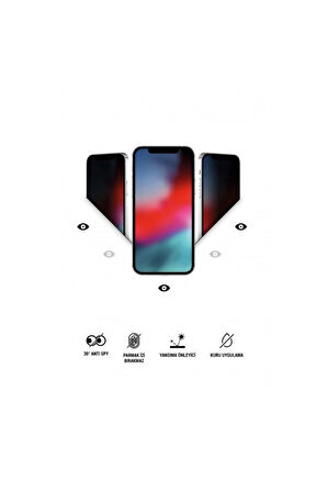 Xiaomi Poco M3 Pro 5g Mat Hayalet Ekran Koruyucu Yandan Bakınca Görünmeyen Privacy Ekran Koruyucu