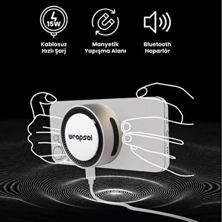 WRP AIRSOUND MAGSAFE FAST CHARGER & SPEAKER SI