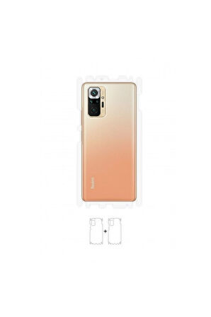 Xiaomi Redmi Note 10 Pro Arka Yan Koruyucu Darbe Emici Poliüretan Film Amerika Üretimi