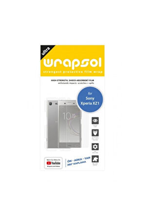Sony Xperia Xz1 360 ° Full Body Ekran Koruyucu Kaplama Ön Arka Yan Darbe Emici Poliüretan Film