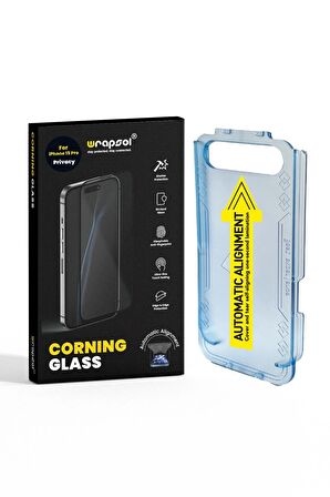 iPhone 15 Pro Hayalet Kırılmaz Cam Corning Glass