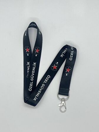 Özel Güvenlik Temalı Boyun İpi