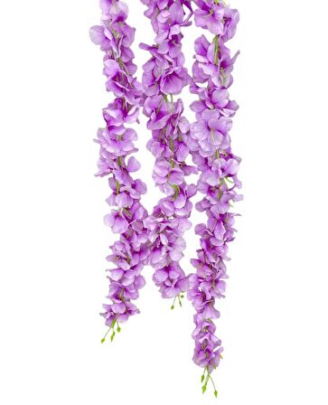 Yapay Çiçek Sarkan Ortanca Çiçeği 110cm LİLA