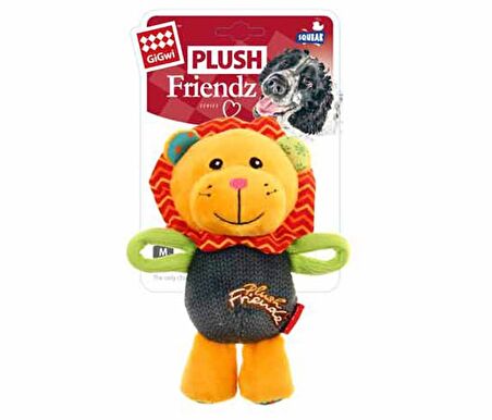 GiGwi Plush Friendz Sesli Aslan Peluş Köpek Oyuncağı