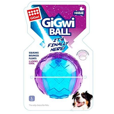 Gigwi Köpek Oyuncağı Gigwi Ball Sert Top 7 cm Şeffaf