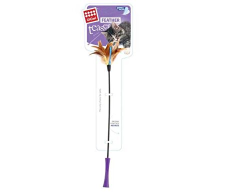 Gigwi Feather Teaser Kedi Oltası Doğal Tüylü 60 cm