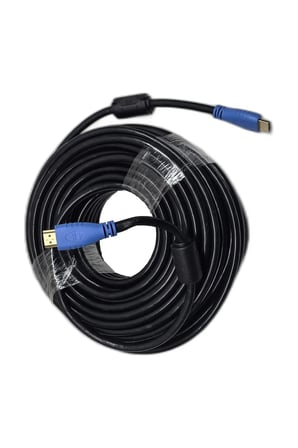 4K HDMI Kablosu 25 Metre Ultra HD Yüksek Hızlı Filtreli Altın Uçlu Görüntü Ses Aktarım Kablosu