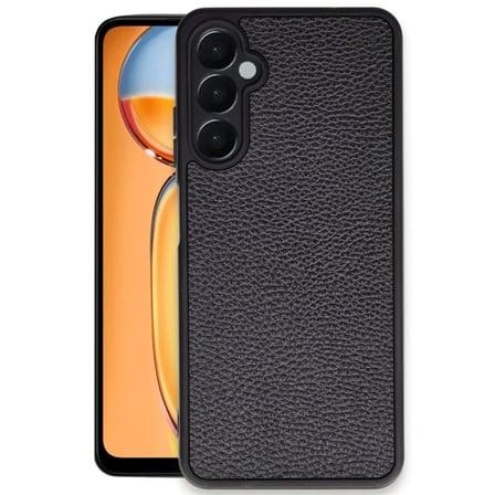 Samsung Galaxy S24 FE Kılıf Aras Deri Kapak - Siyah