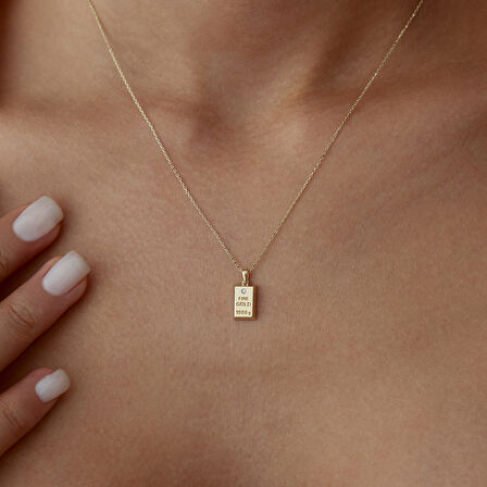 Tektaş Külçe Kolye