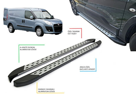 DOBLO MAXİ UZUN ŞASE NOKTALI YAN BASAMAK 2010 2011 2012 2013 2014 2015 2016 2017 2018 2019 2020 2021