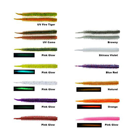 FUJIN Yummy Sandworm 7cm LRF Silikonu