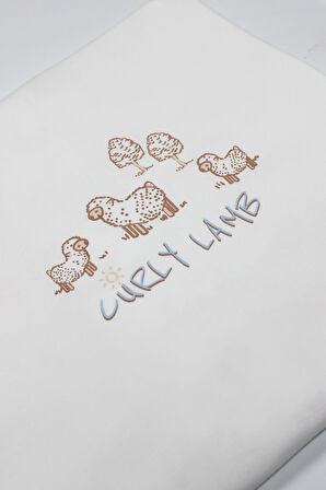 Bistyle Curly Lamb 10'Lu Hastane Çıkışı 11106 Bej Mavi Ekru