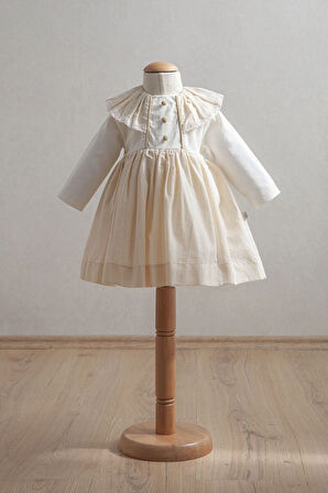 Tongs Baby Bebek Elbise 3918 Açık Sarı