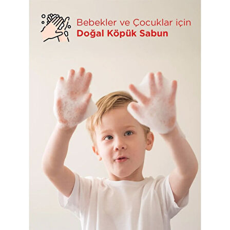 Babyton Çocuklar İçin Doğal Köpük Sabun Çilek