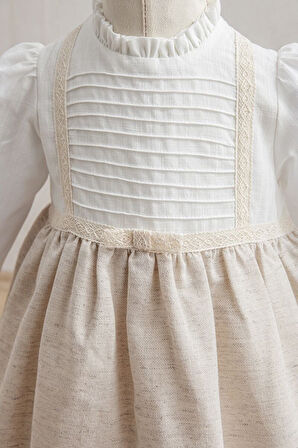 Tongs Baby Bebek Elbise 3921 Bej