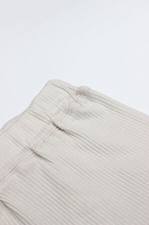 Bistyle Modal Flying Balloons Patikli Pantolon BS16122 Bej