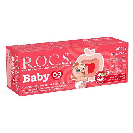 R.O.C.S.Baby Diş Macunu 35ml 0-3 Yaş Elma