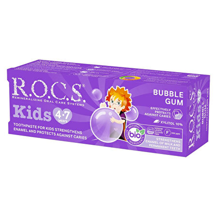 R.O.C.S.Kids Diş Macunu 35ml 4-7 Yaş Sakız